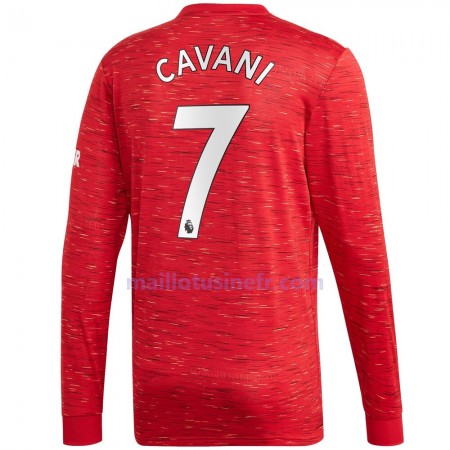 Maillot de Foot Manchester United Edinson Cavani 7 Domicile 2020-21 Manches Longues Maillot de Foot Manchester United Edinson Cavani 7 Domicile 2020-21 Manches Longues